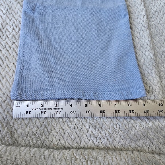 Playboy by PacSun Jeans Womens Size 26 High Rise Ruched Flare Blue NWT - Picture 5 of 7
